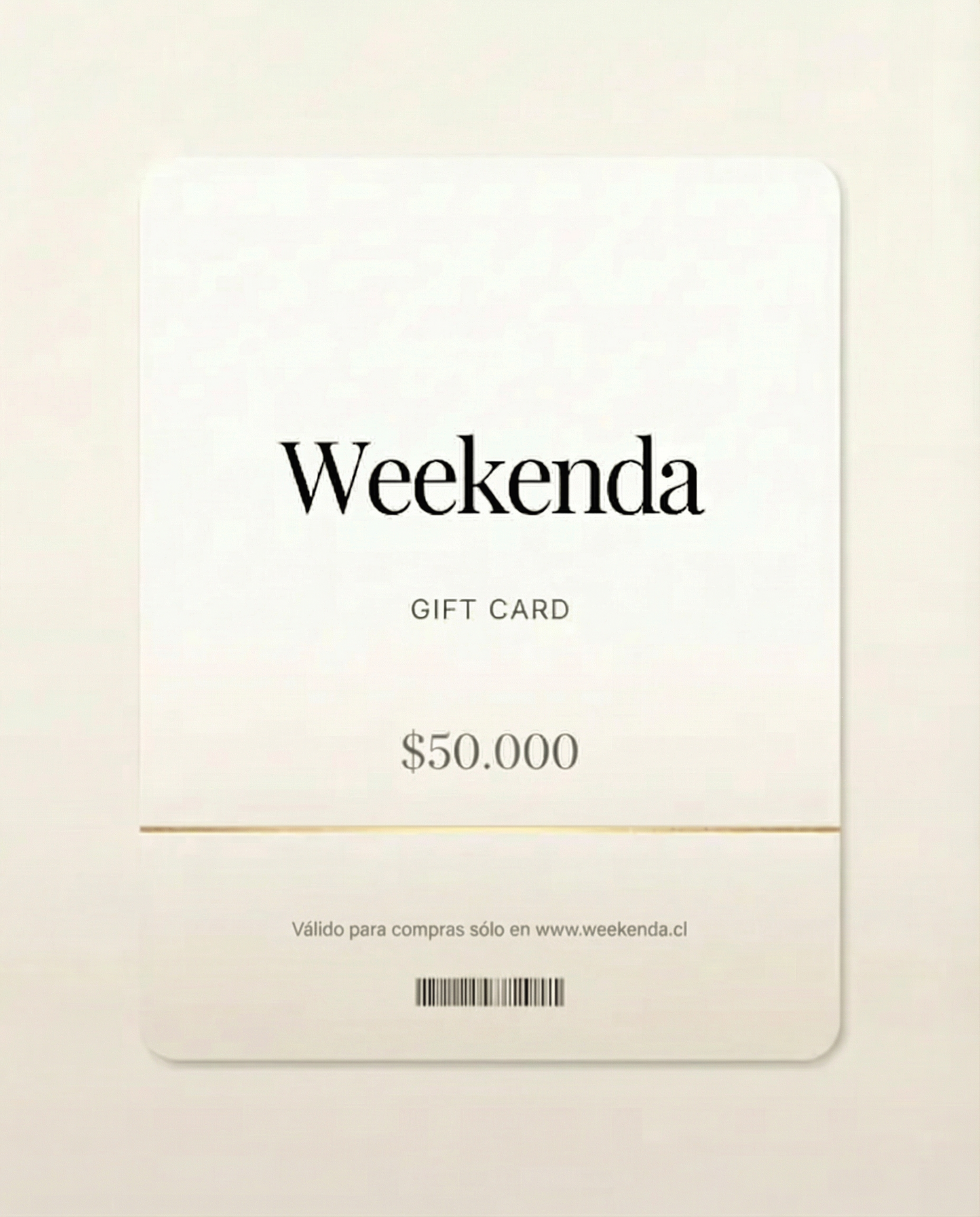 Gift Card Weekenda