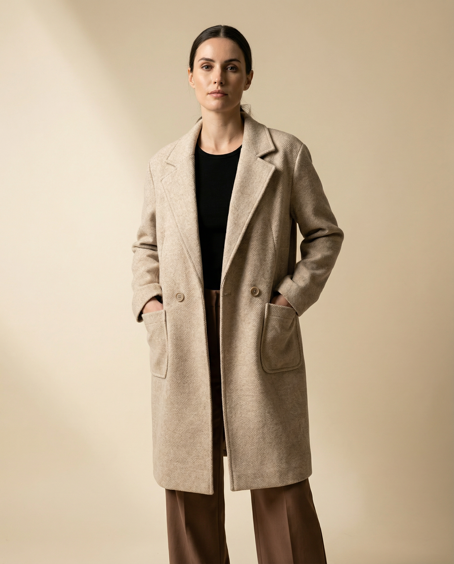 Abrigo Largo de Paño Presencia