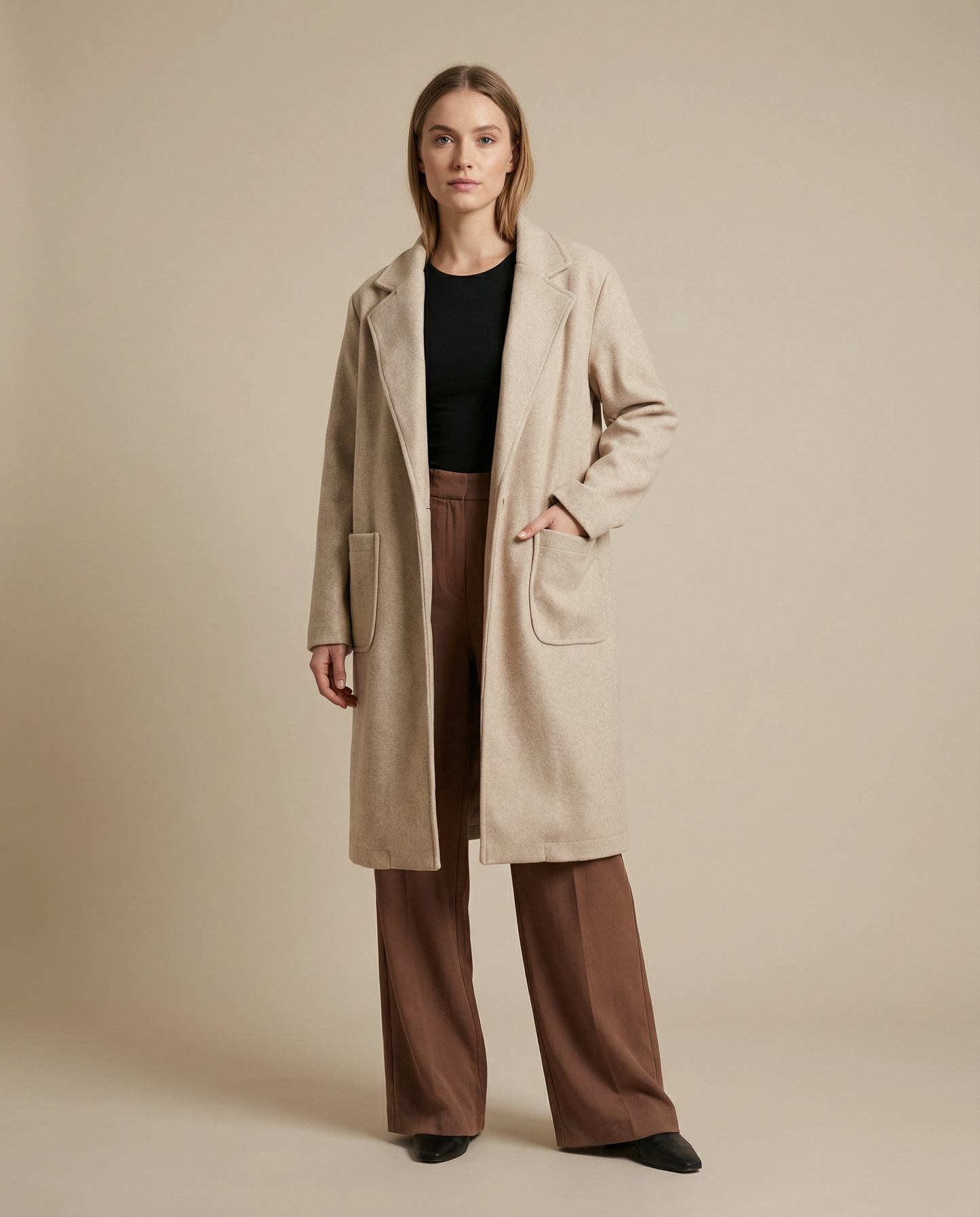 Abrigo Largo de Paño Presencia