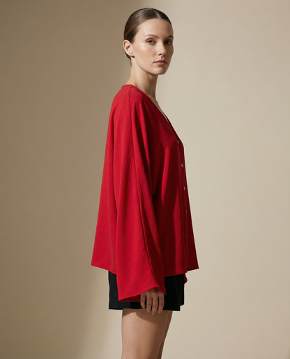 Blusa Crepe Murciélago Aura