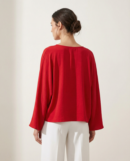 Blusa Crepe Murciélago Aura
