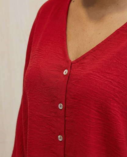 Blusa Crepe Murciélago Aura