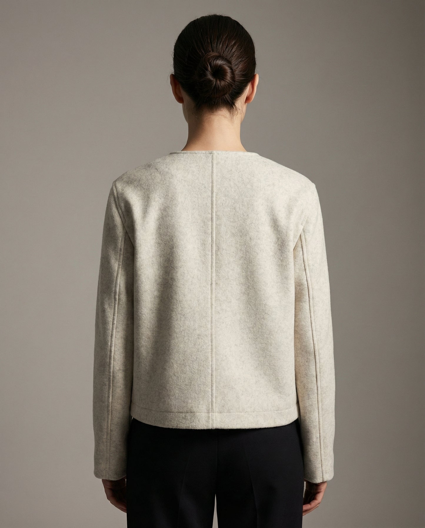 Chaqueta Paño Corto Estructura Clásica