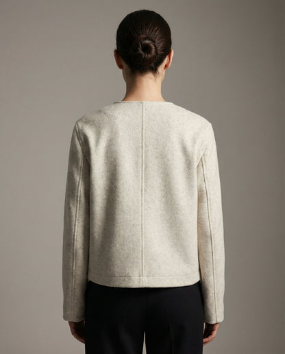Chaqueta Paño Corto Estructura Clásica
