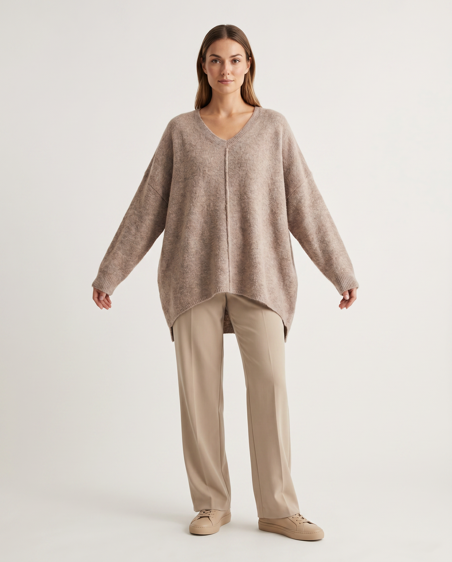 Chaleco Soft Cashmere Relaxed Cuello V