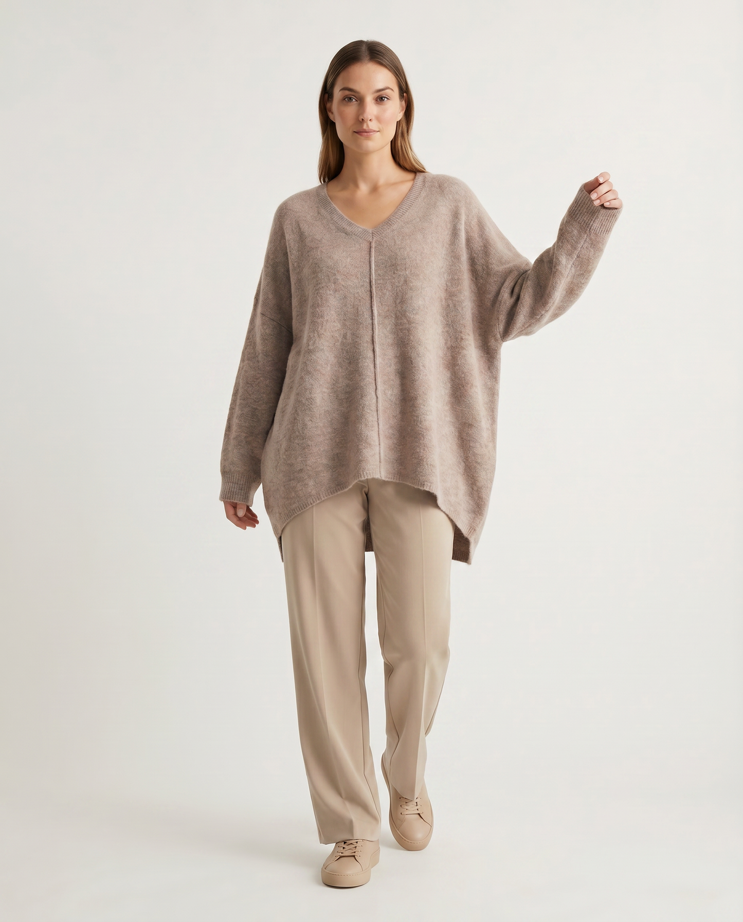 Chaleco Soft Cashmere Relaxed Cuello V