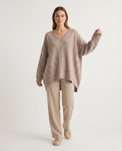 Chaleco Soft Cashmere Relaxed Cuello V