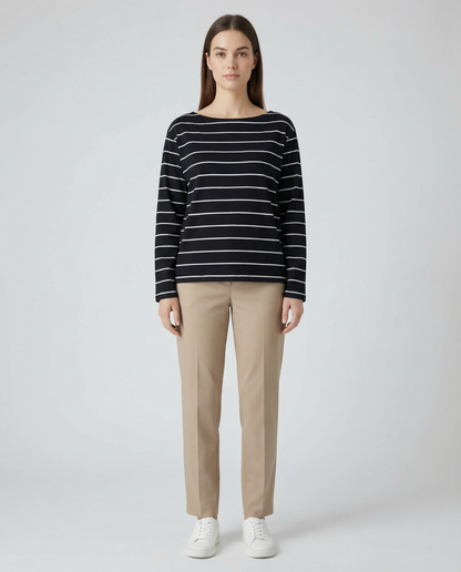 Polera Rayada Easy Fit