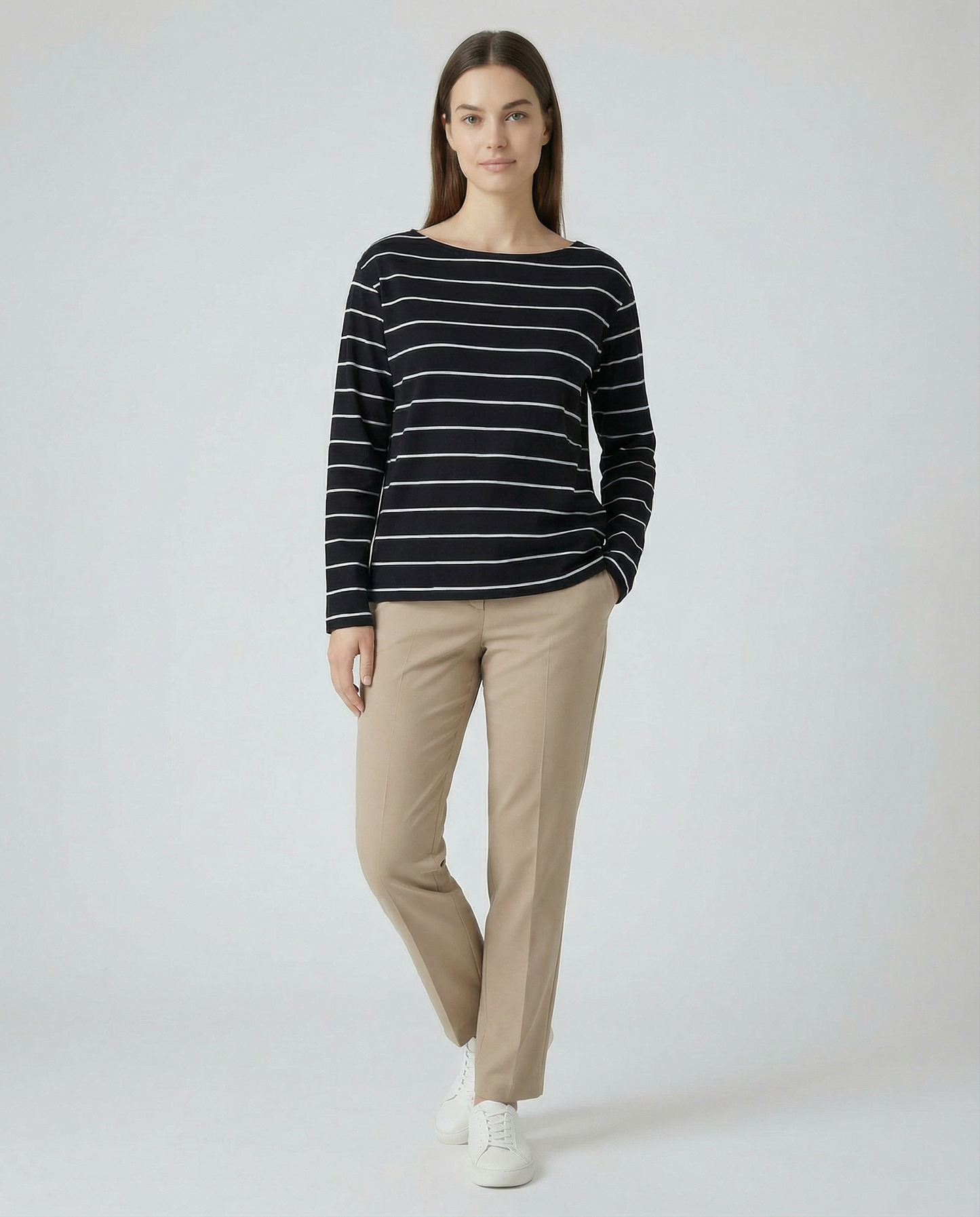 Polera Rayada Easy Fit