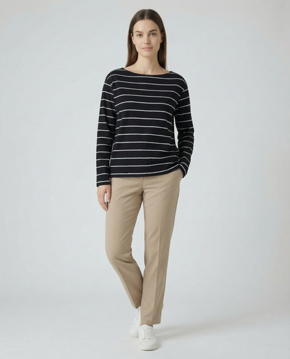 Polera Rayada Easy Fit