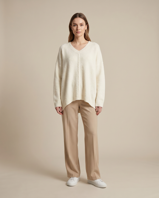 Chaleco Soft Cashmere Relaxed Cuello V