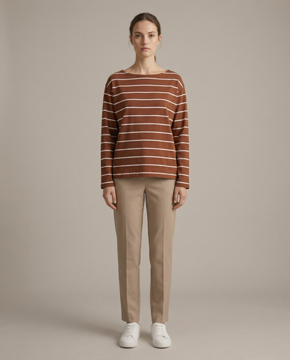 Polera Rayada Easy Fit