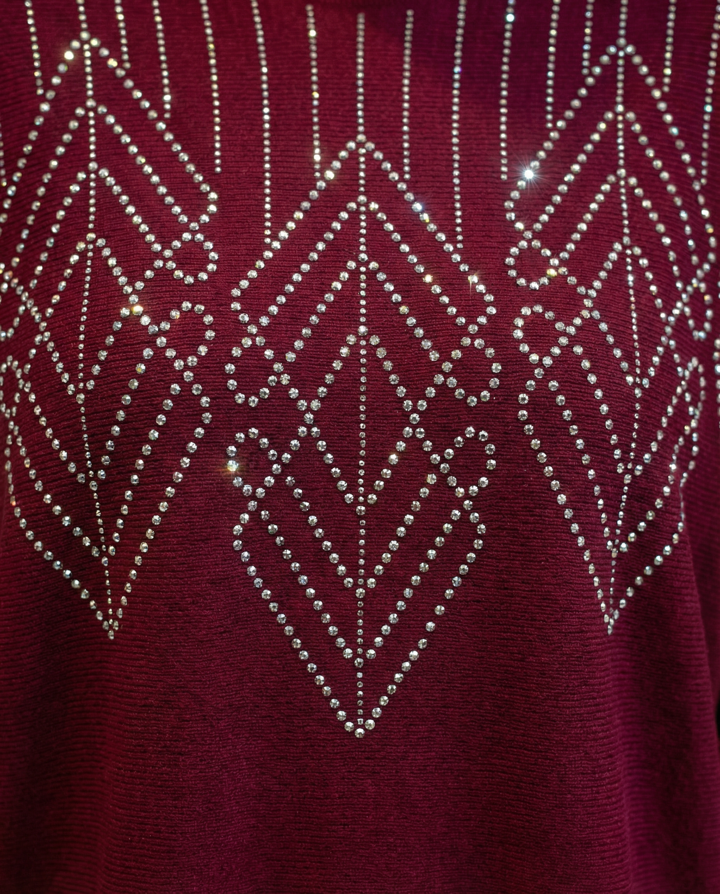 Chaleco Spandex Brillos Geométricos Weekenda