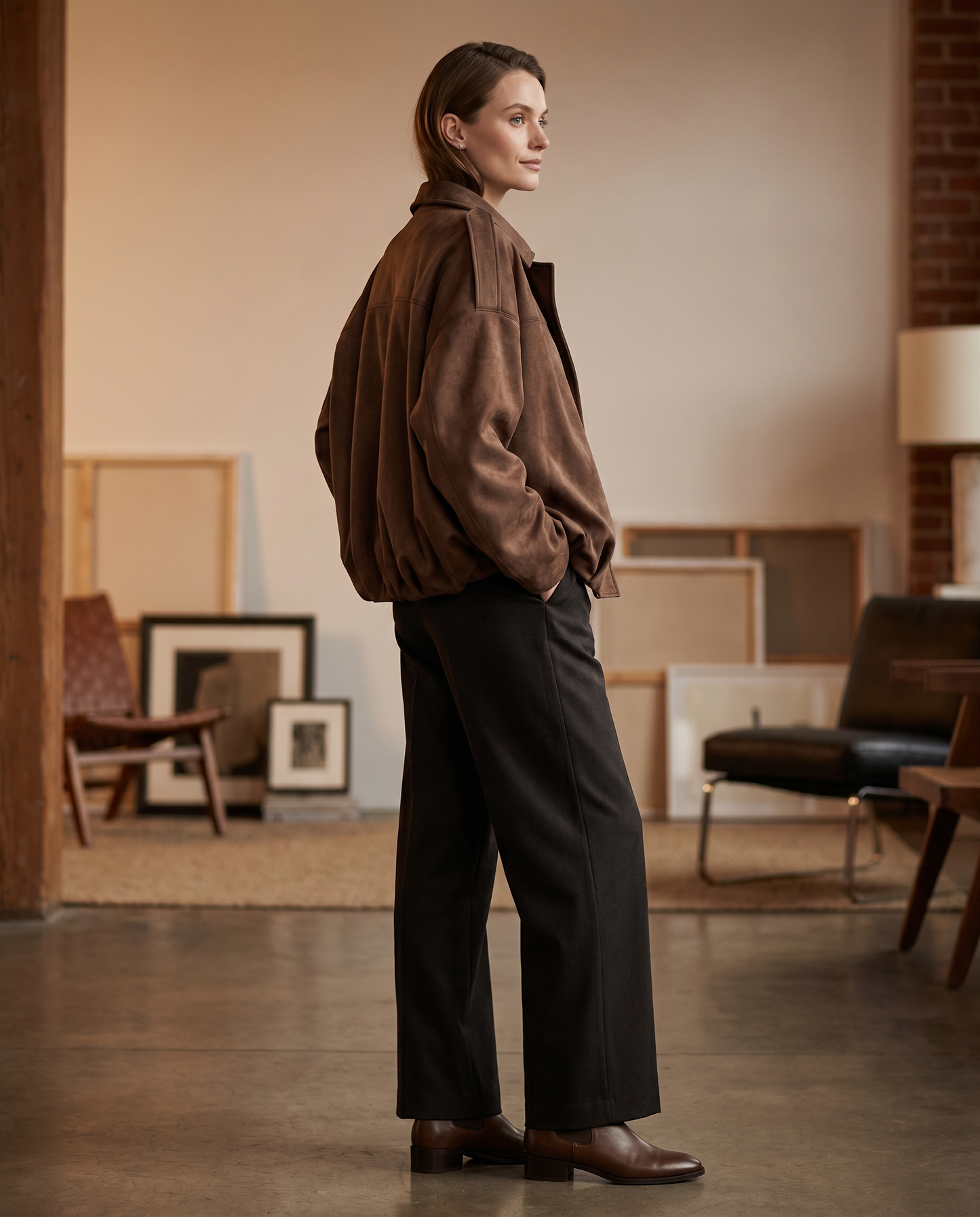 Bomber Gamuza Soft Luxe