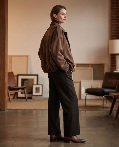 Bomber Gamuza Soft Luxe