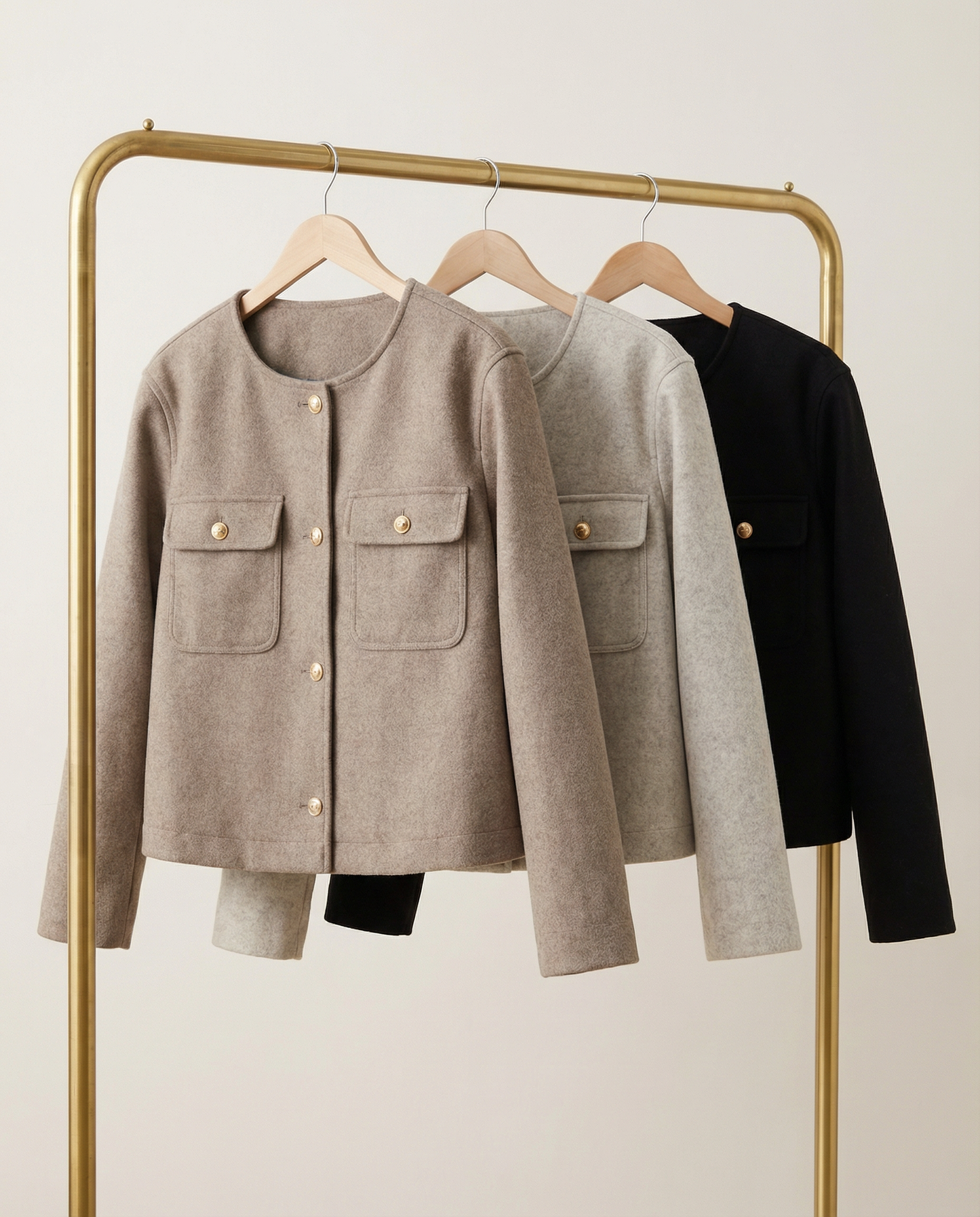 Chaqueta Paño Corto Estructura Clásica