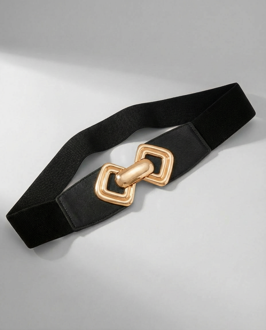Faja Elasticada Hebilla Dorada – 80 cm