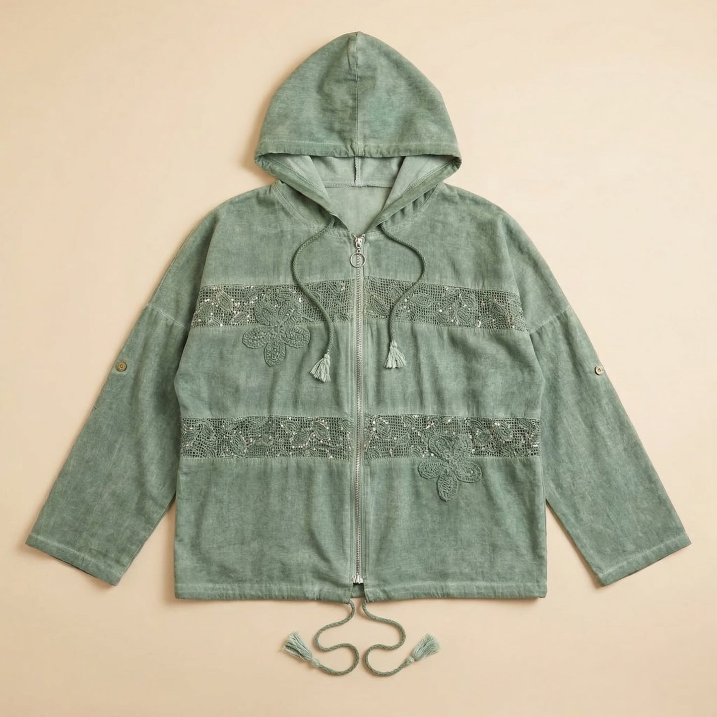 Chaqueta Lino Shine Hoodie