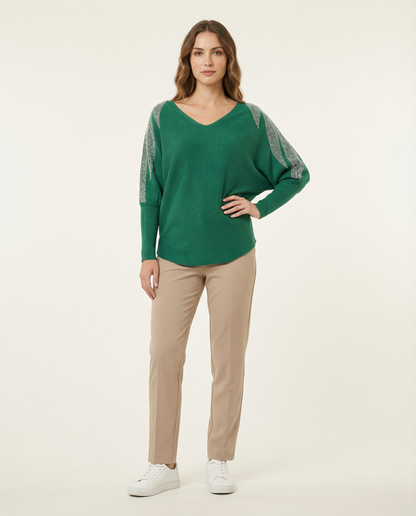 Chaleco Spandex Brillo Shoulder Weekenda