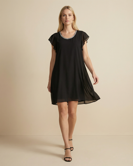 Vestido Aura Gasa Brillo