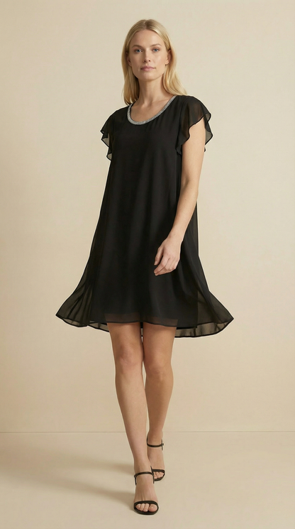 Vestido Aura Gasa Brillo