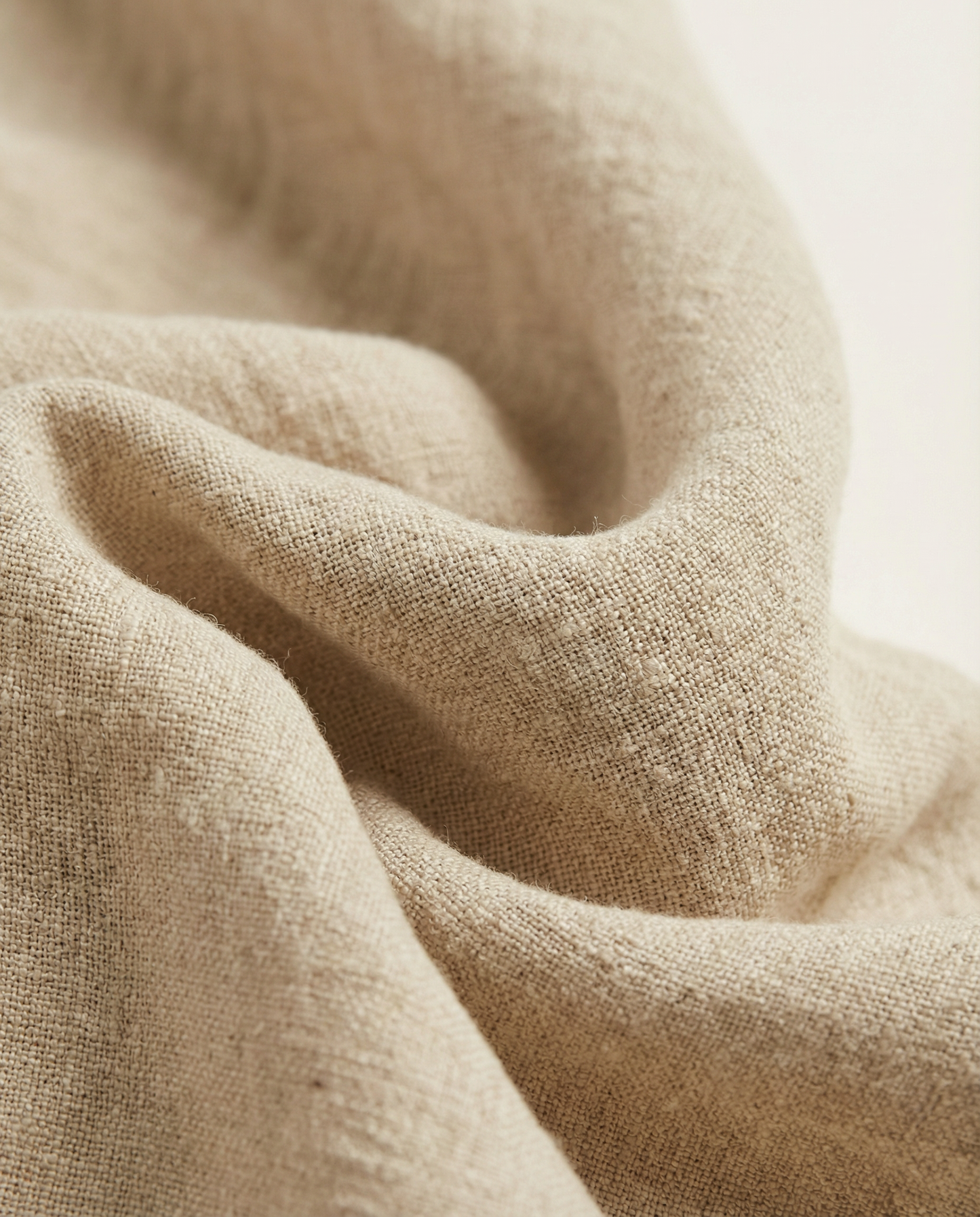 Vestido de Lino sin Manga con Bolsillos