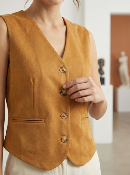 Gillette Gamuza Estructurada – Botones Frontales