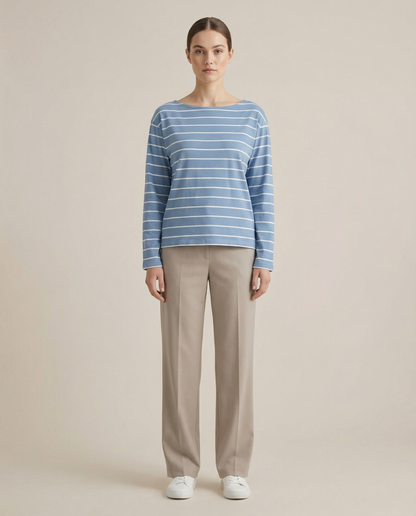 Polera Rayada Easy Fit