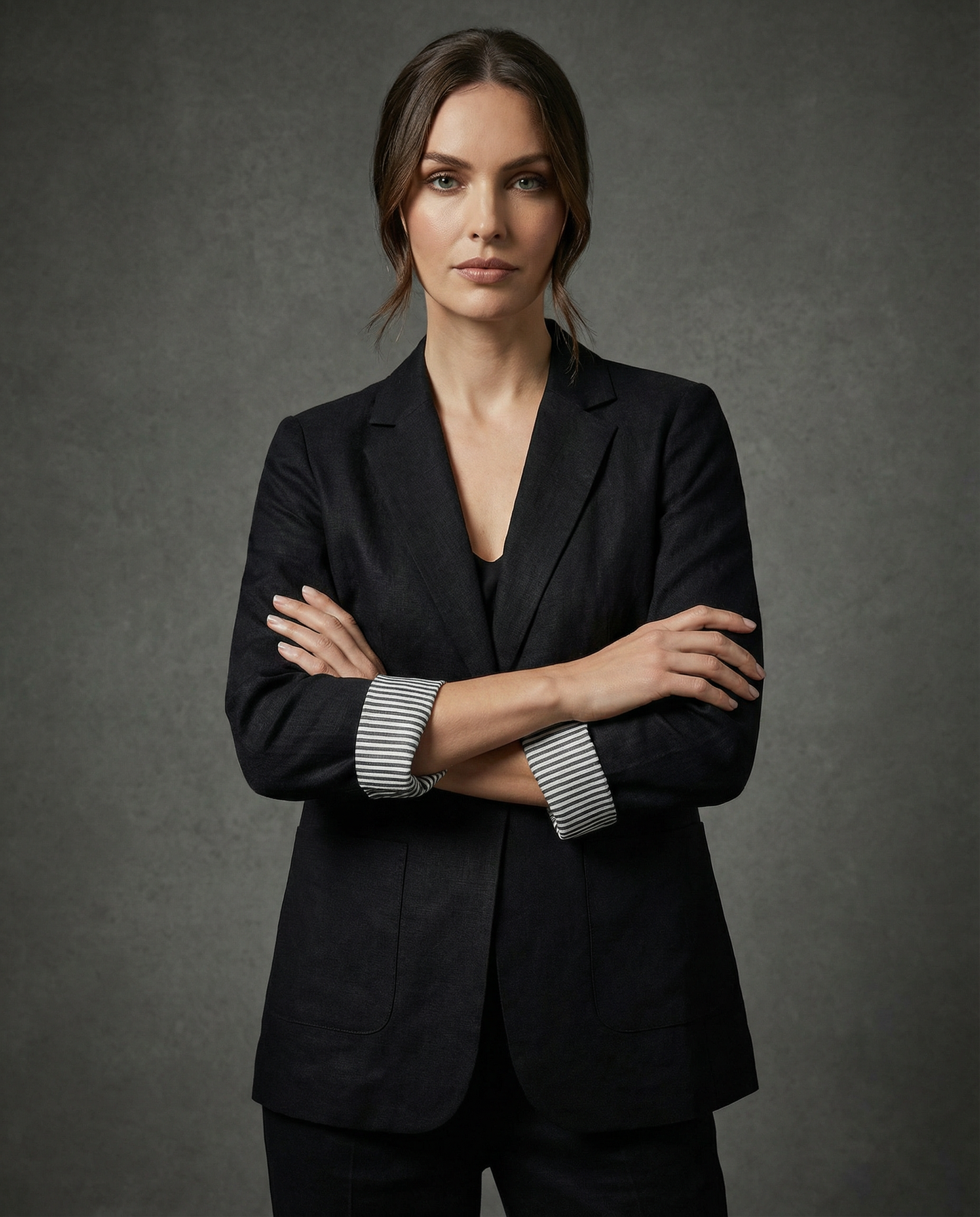 Blazer Elasticado Fit Sofisticado – Talla Única