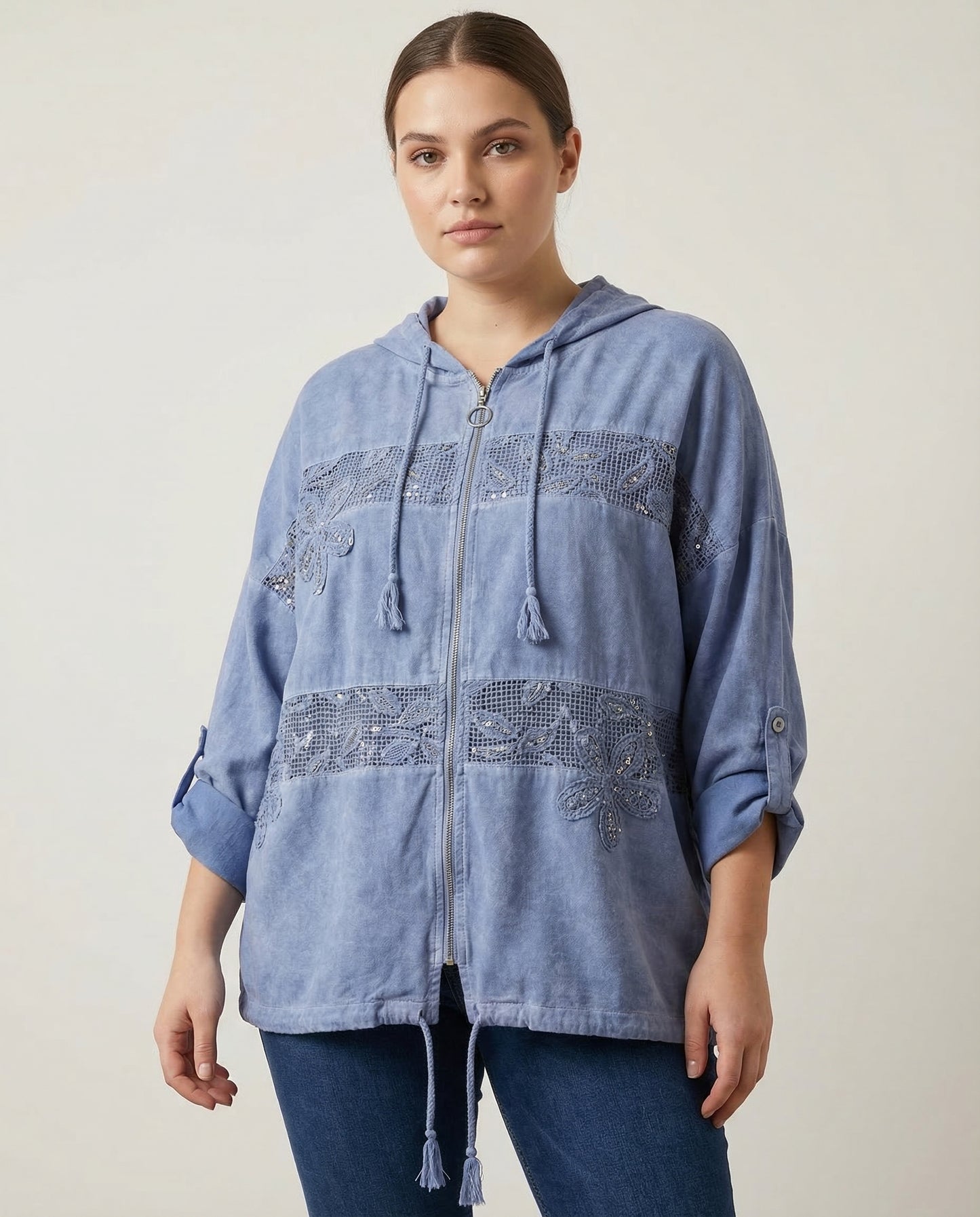 Chaqueta Lino Shine Hoodie