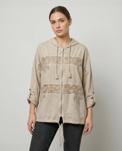 Chaqueta Lino Shine Hoodie