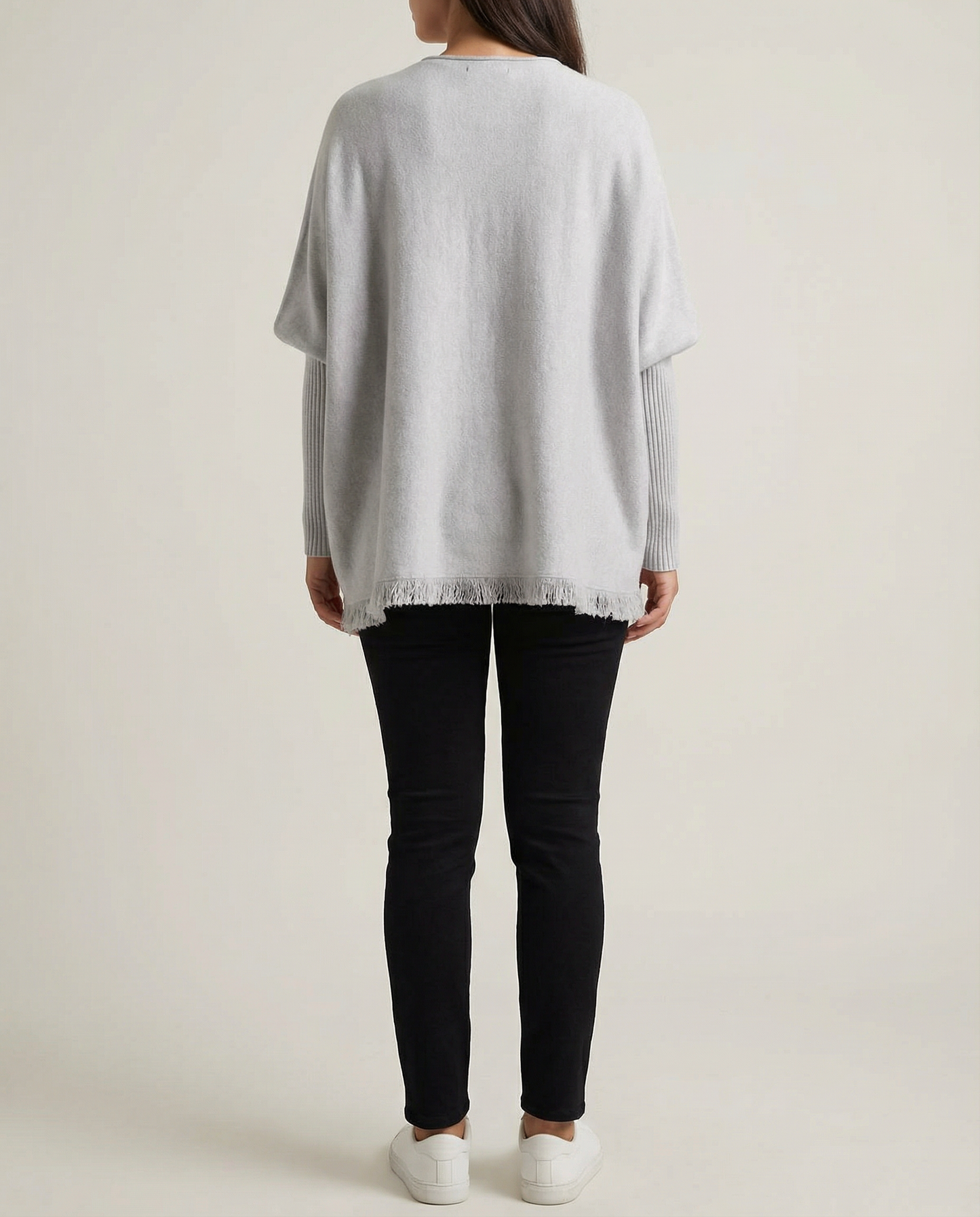 Chaleco Soft Oversize con Flecos