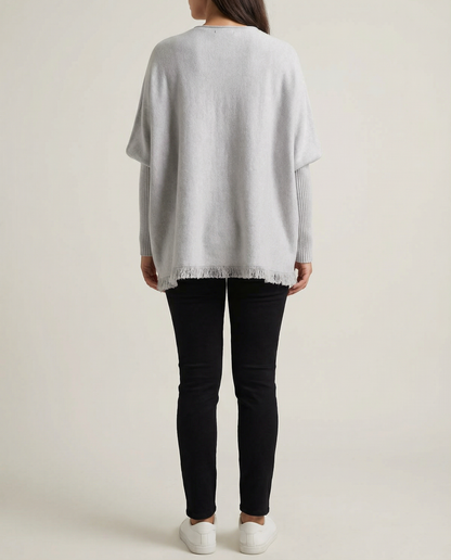 Chaleco Soft Oversize con Flecos