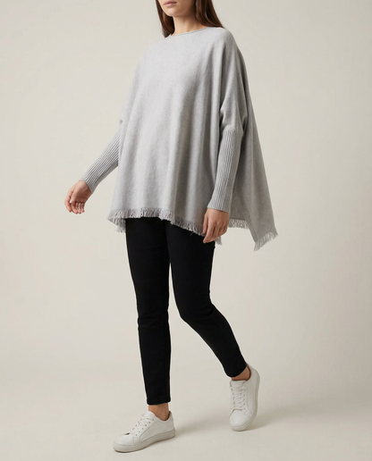 Chaleco Soft Oversize con Flecos