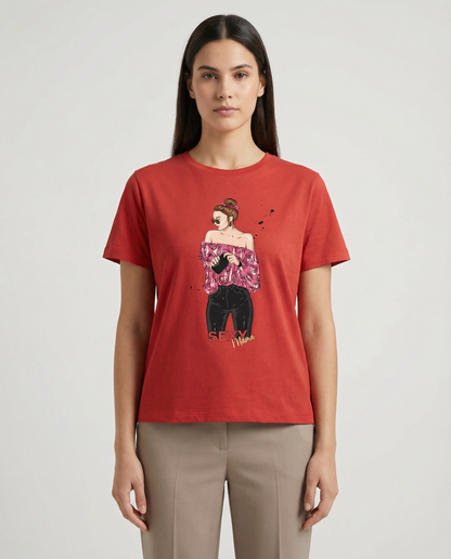 Polera Graphic Muse