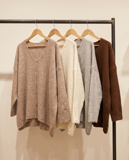 Chaleco Soft Cashmere Relaxed Cuello V