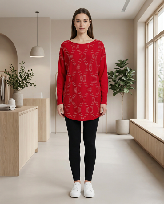 Chaleco Spandex Brillos Ondulados Weekenda