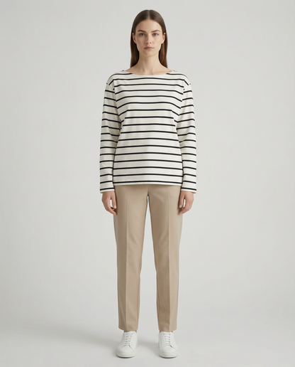 Polera Rayada Easy Fit