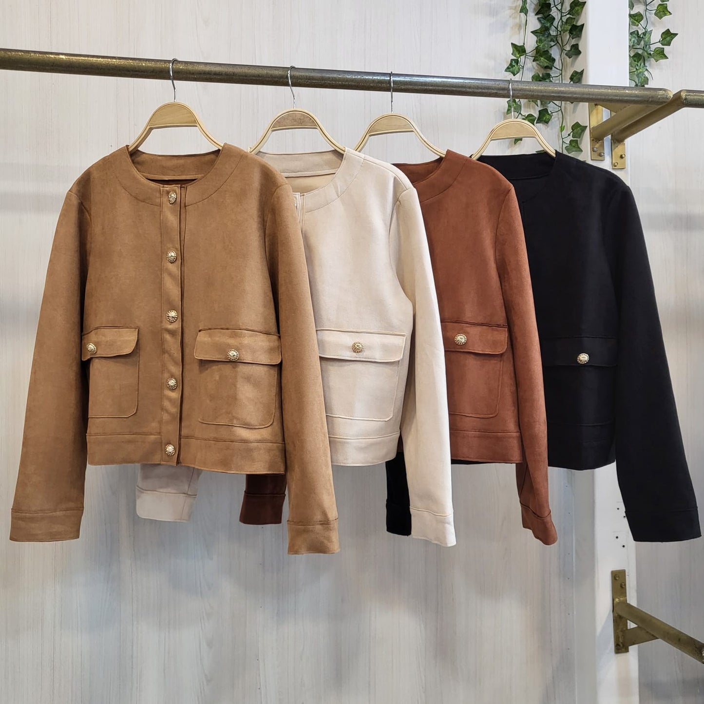 Chaqueta Aura Gamuza