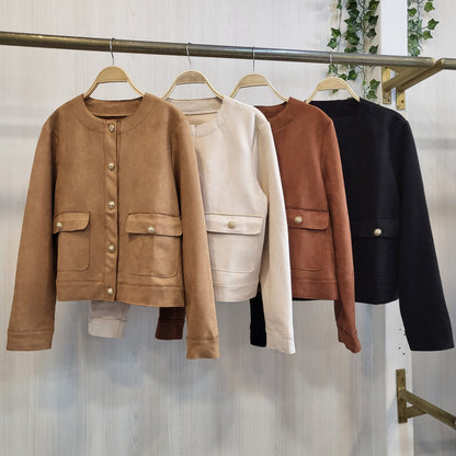 Chaqueta Aura Gamuza