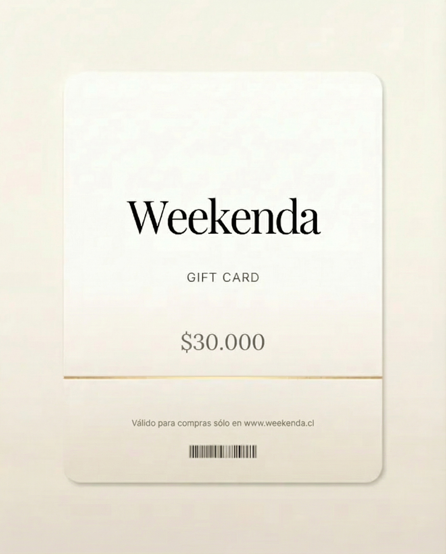 Gift Card Weekenda