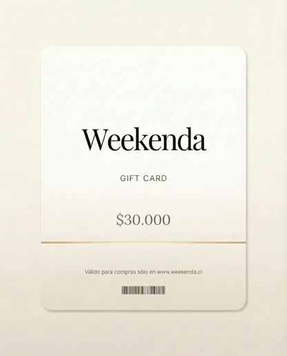 Gift Card Weekenda