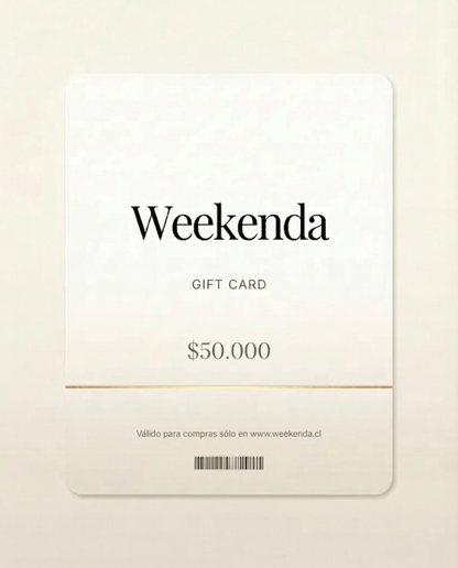 Gift Card Weekenda